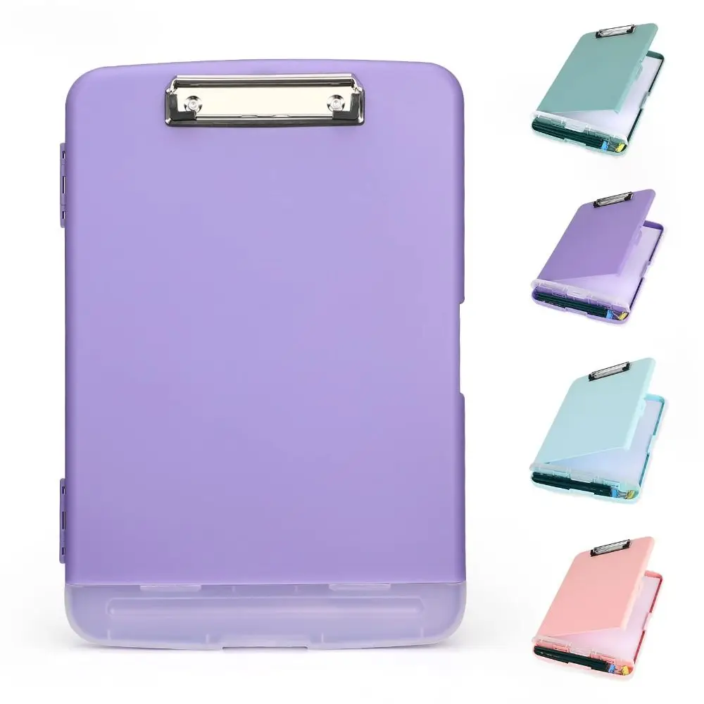 

Буфер обмена большой емкости формата А4 с держателем для ручек Многофункциональный чехол для буфера обмена Водонепроницаемый органайзер для файлов