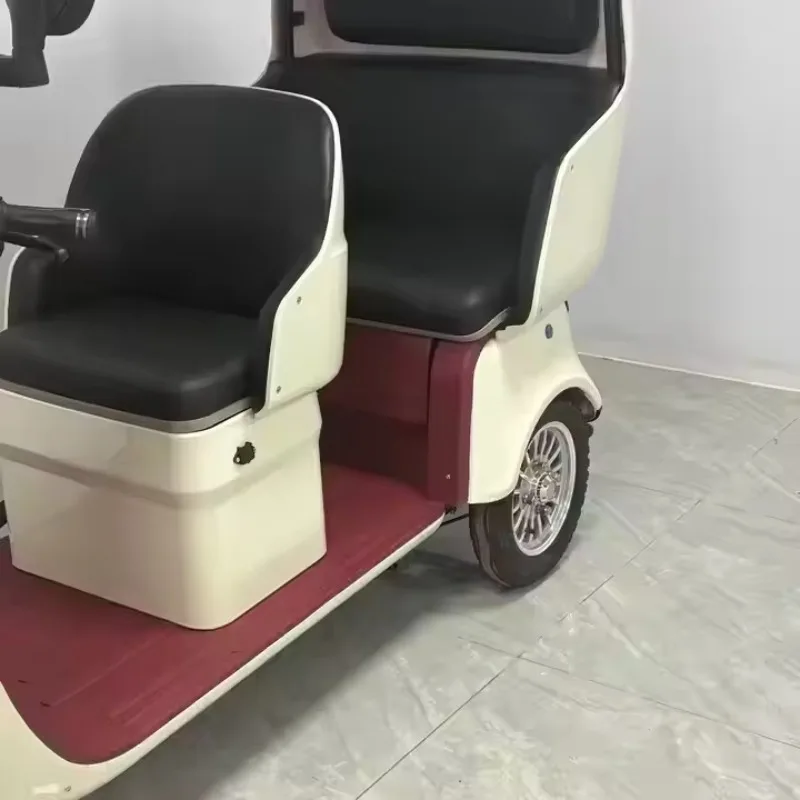 Triciclo elétrico de 3 lugares SXLL 60V 800 watts triciclo motocicleta passageiro Ebike é perfeito para passeios escénicos elétricos de 3 w