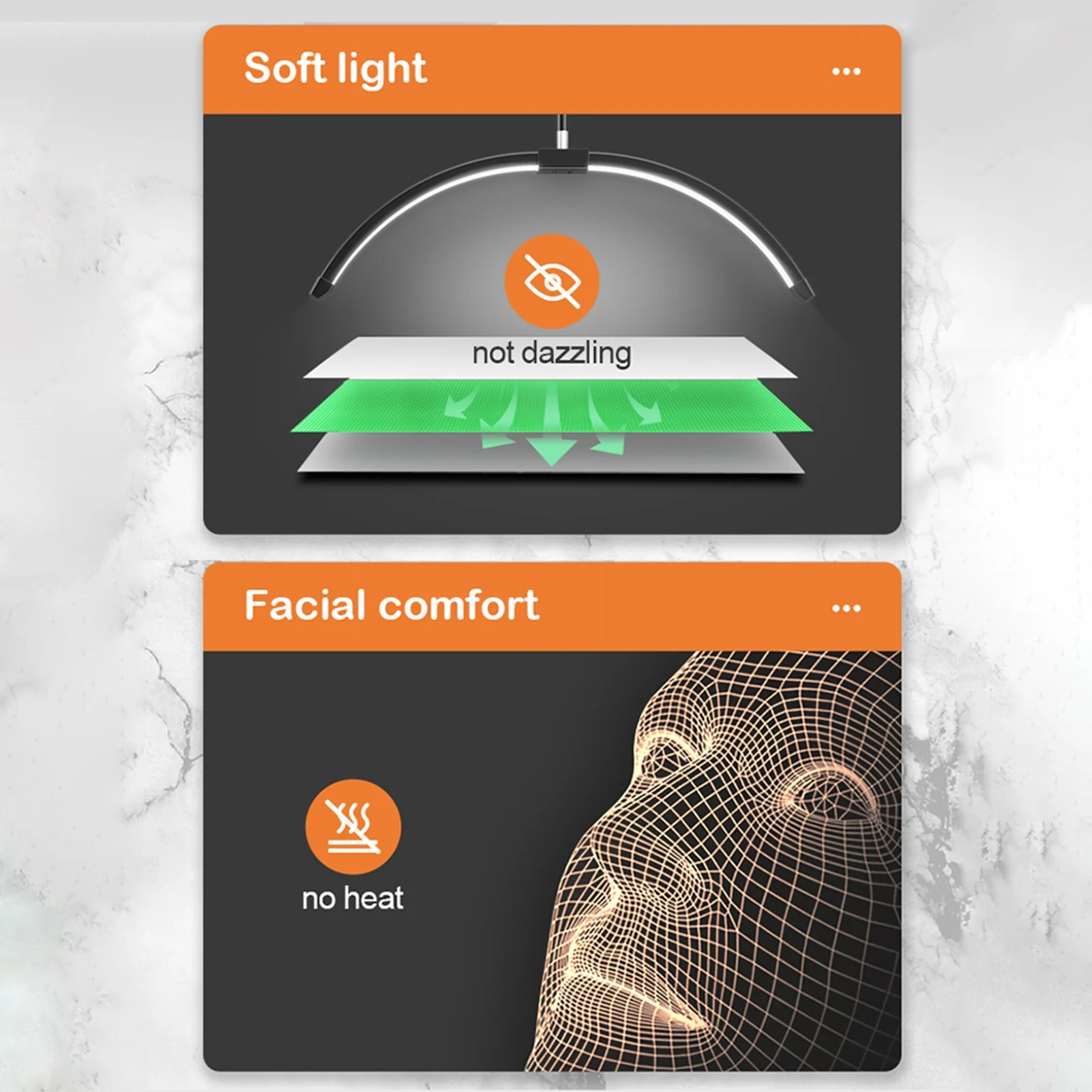 NEUE Halbmond-Bodenleuchte 36W 3200K-5600K Dimmbare LED-Videoleuchte für Smartphone LED-Videoleuchte für Handy LED-Aufnahmelampe – Detail 8