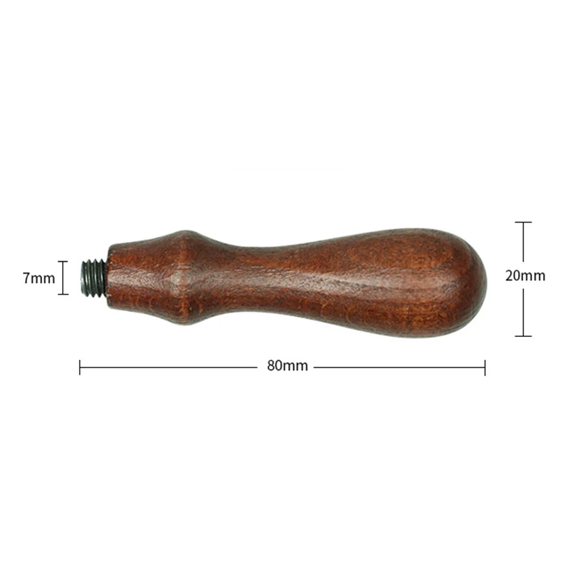 1 Pcs Lacquer Seal Wooden Handle DIY Handicraft Tool Retro Envelope Sealing Handle Wax Tool 8X2cm Roller Stamp Decoration