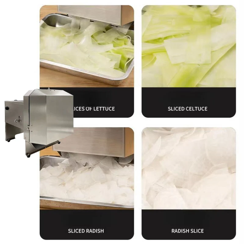 Electric Stainless Steel Cucumber Banana Slicer Machine 110V-240V Fruit Vegetable Slices Banana Slicer