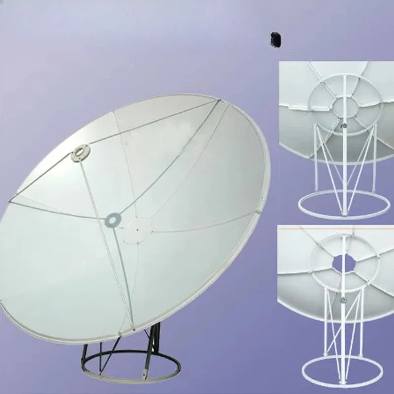 6,9 FT 210CM Prime FOCUS MASSIVES METALLBAND SATELLITENSCHALE ANTENNE 2,1 Meter