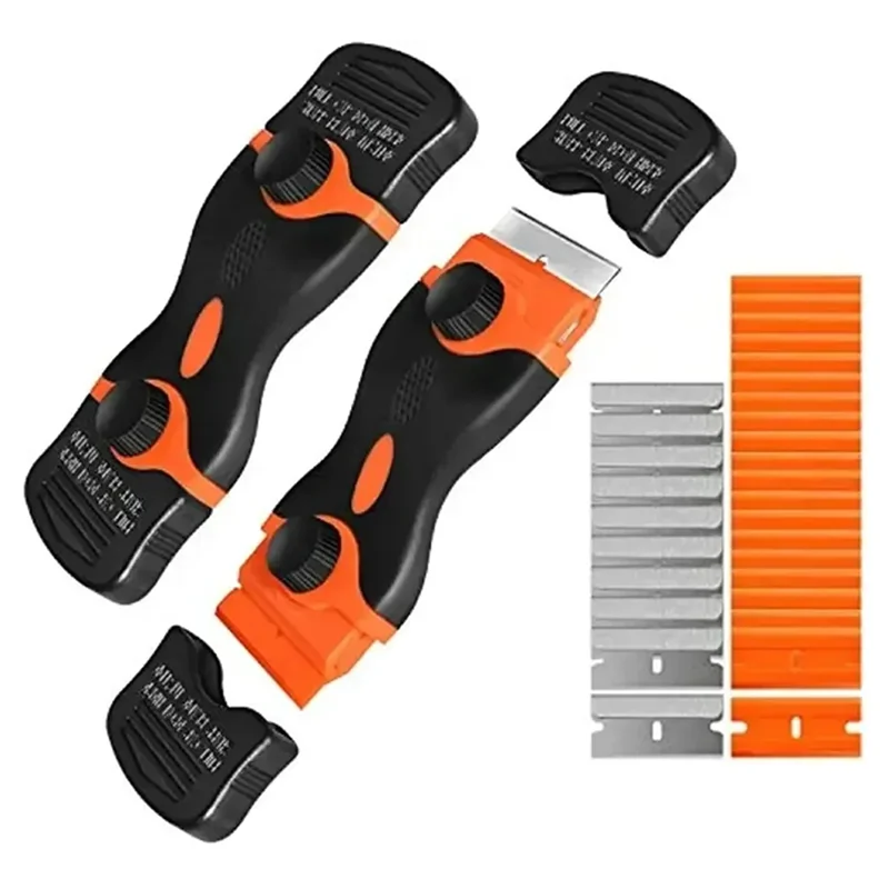 

Пластиковый и металлический скребок с лезвием бритвы, очиститель оконного стекла, инструмент для удаления виниловой пленки и клея для автомобиля и дома