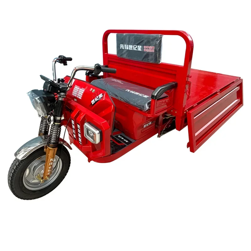 

New 800W/1000W Loading Trike Electric Tricycle With Cargo Trailer