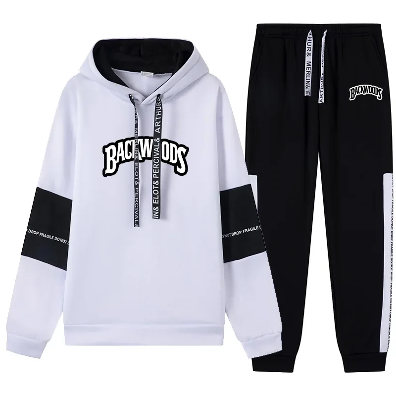 

Outdoor Hot Sale Autumn Winter Casual Men's Tracksuit Hooded Daily Sports Single Piece Sweatshirt And Sweatpants Comfort Quality