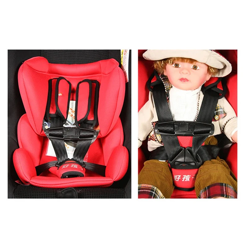 Baby Safe Lock Automobile Children Clip Buckle Latch Safety Seats Chair Straps Belt Harness Knots