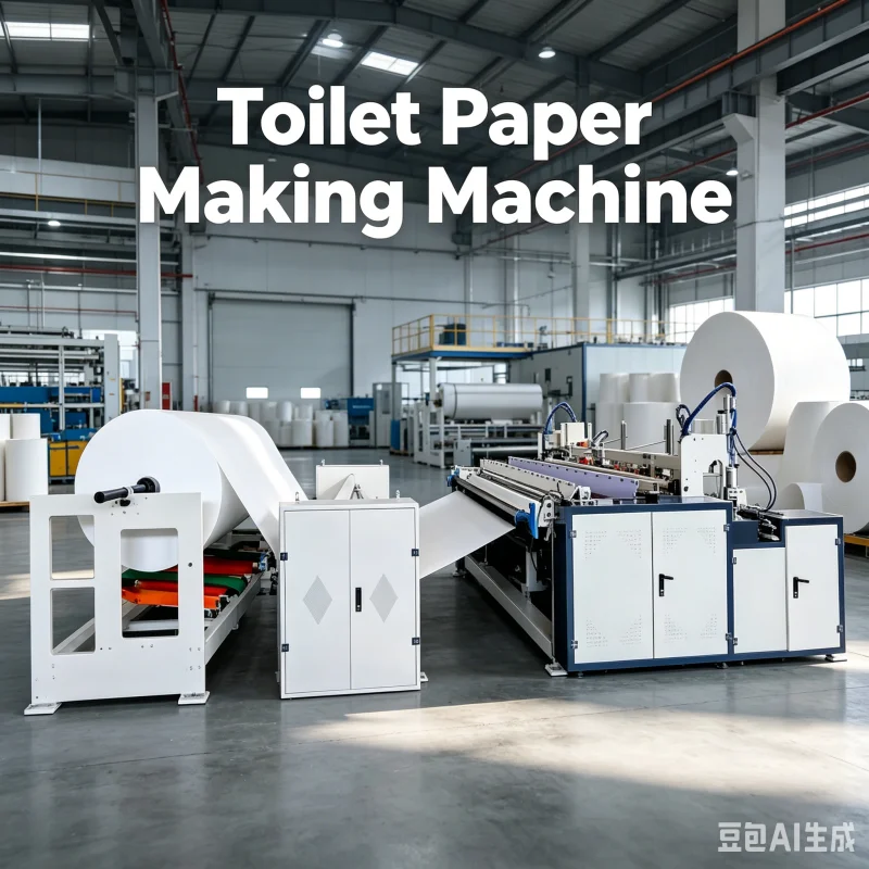Full Automatic Toilet Paper Manufacturing Equipment with High Speed Embossing Cutting Line for Paper Business Cost
