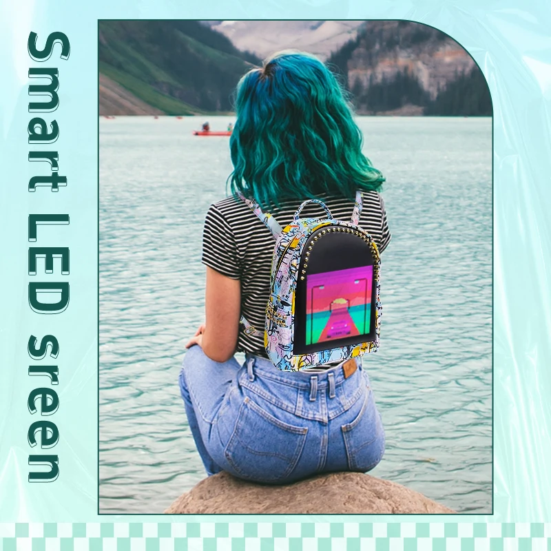 SXMA T5 Led Display Backpack Sports Multimedia Backpack
