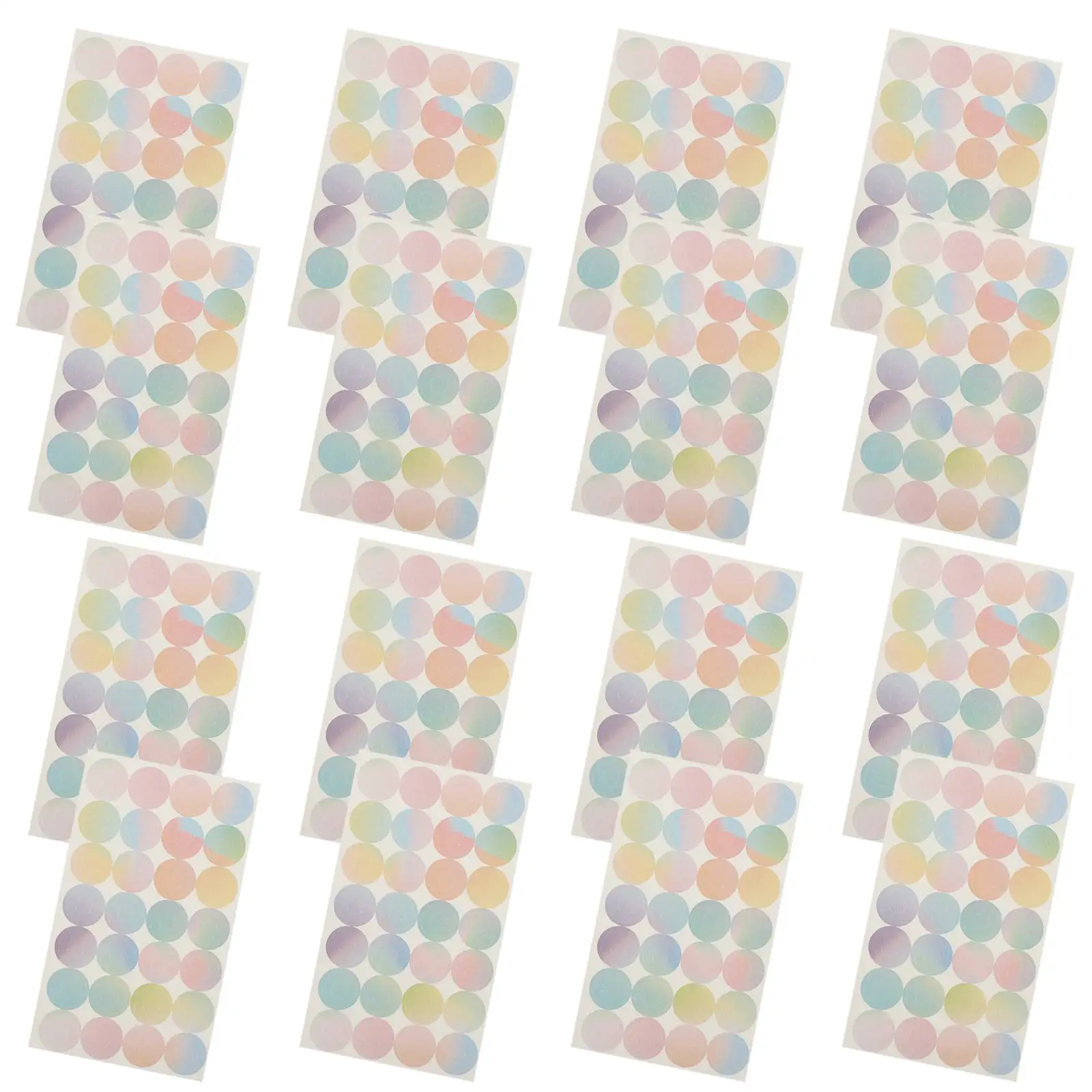 16 Sheets Protective Sticker Label Reinforcement Labels Hole Stickers Binder Paper