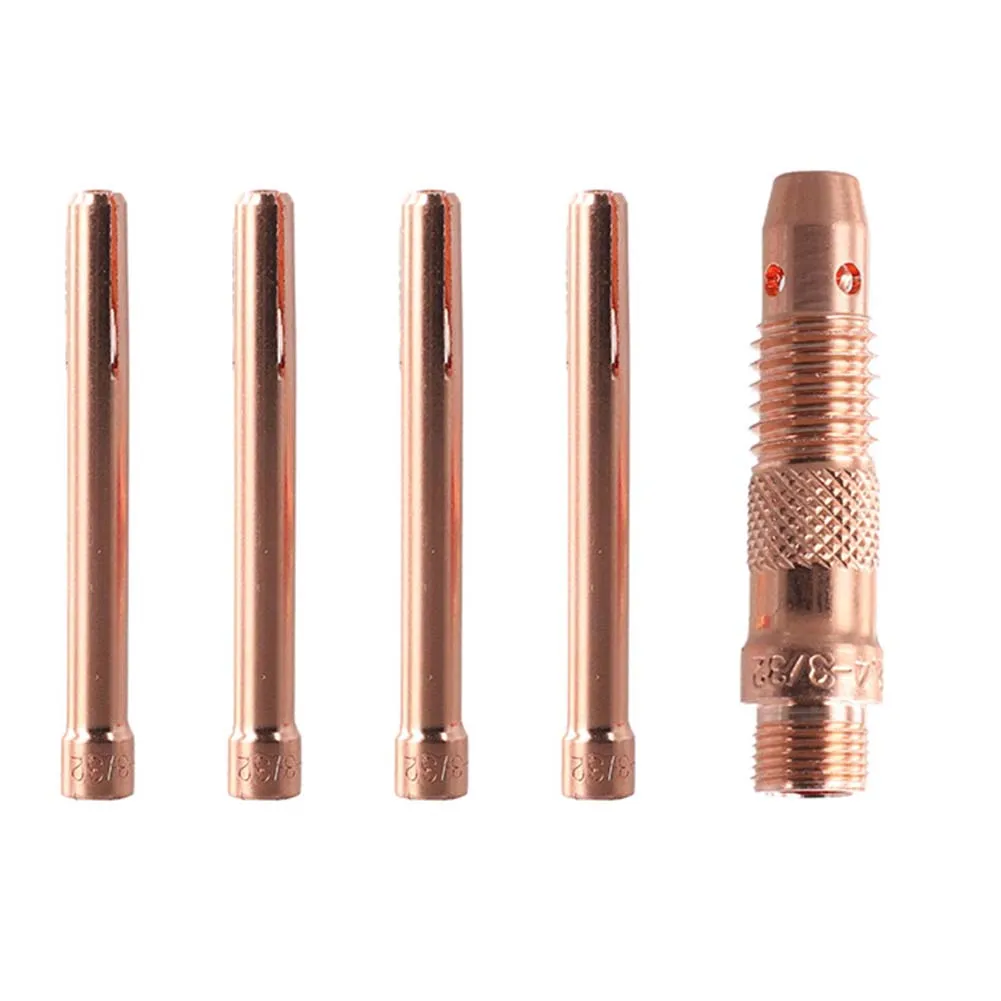 5PCS 2 4mm For TIG Welding Collet Body and Collets for WP for 17 18 26 Torches Compatible with PTA and PTW 18 Series