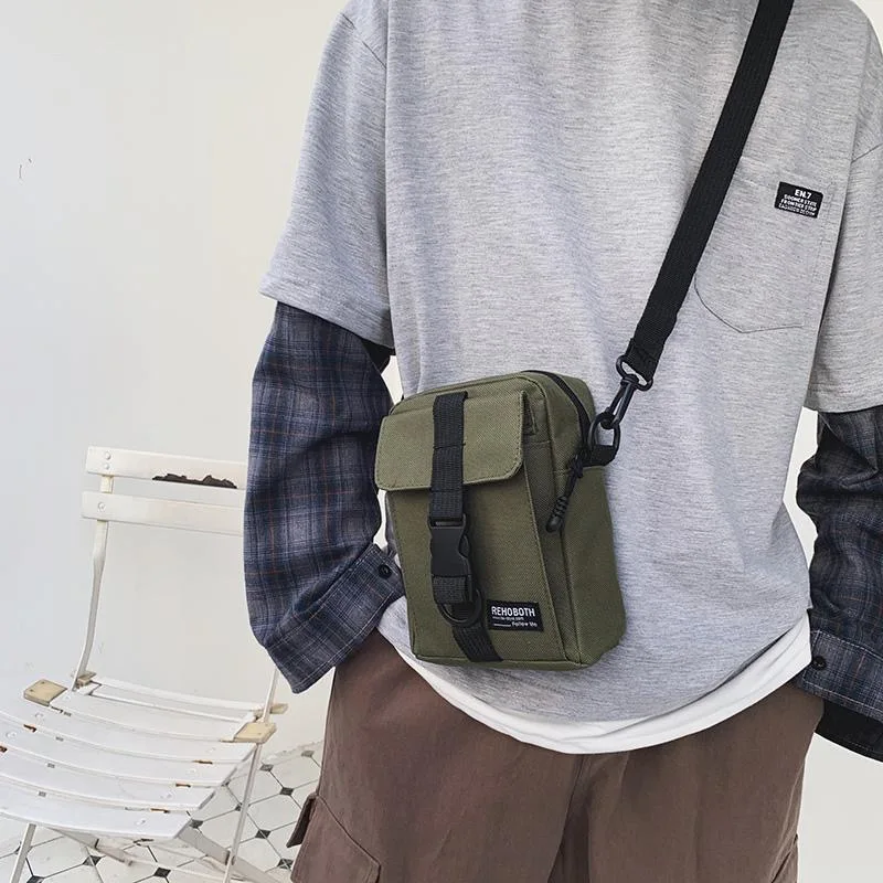 New Fashion Trend Chest Bag Mobile Phone Pack Purse Grocery Bag Waist Bag Unisex Small Shoulder Bags Casual Crossbody Chest Bag