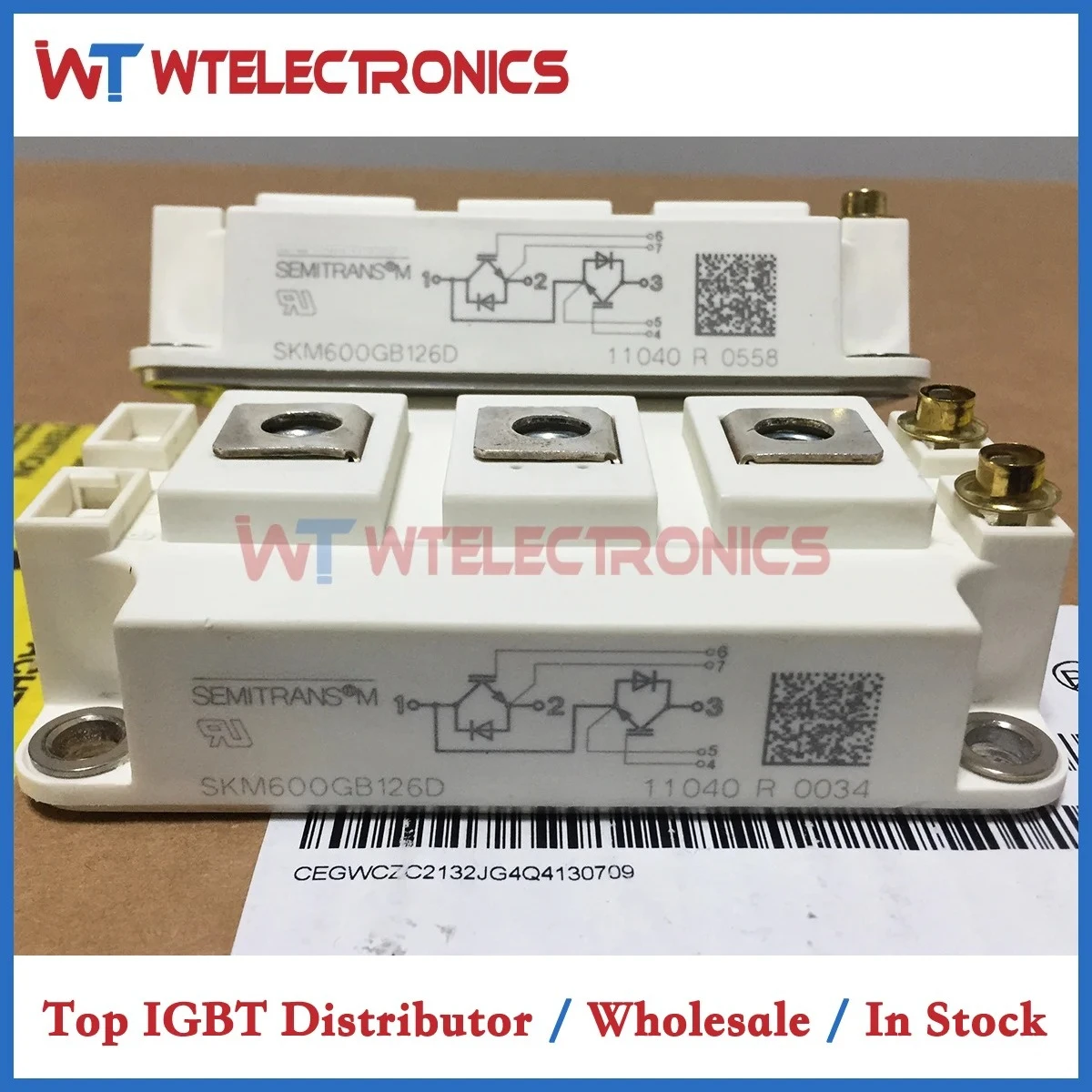 

SKM600GB126D IGBT Module SKM600GB126D