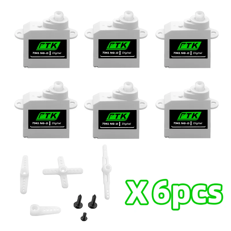 PTK 7341 NG-D EPP F3P F3K F3L 글라이더 실내 비행기 RC 모델 자동차 헬리콥터 원격 서보 비행기 로봇 용 4.5g 디지털 서보