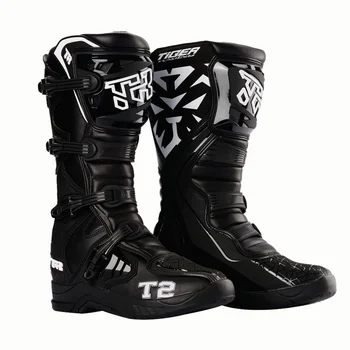 Motocross-Stiefel, Anti-Fall, verschleißfeste Motorräder, Offroad-Stiefel, Renn-Rallye-Stiefel