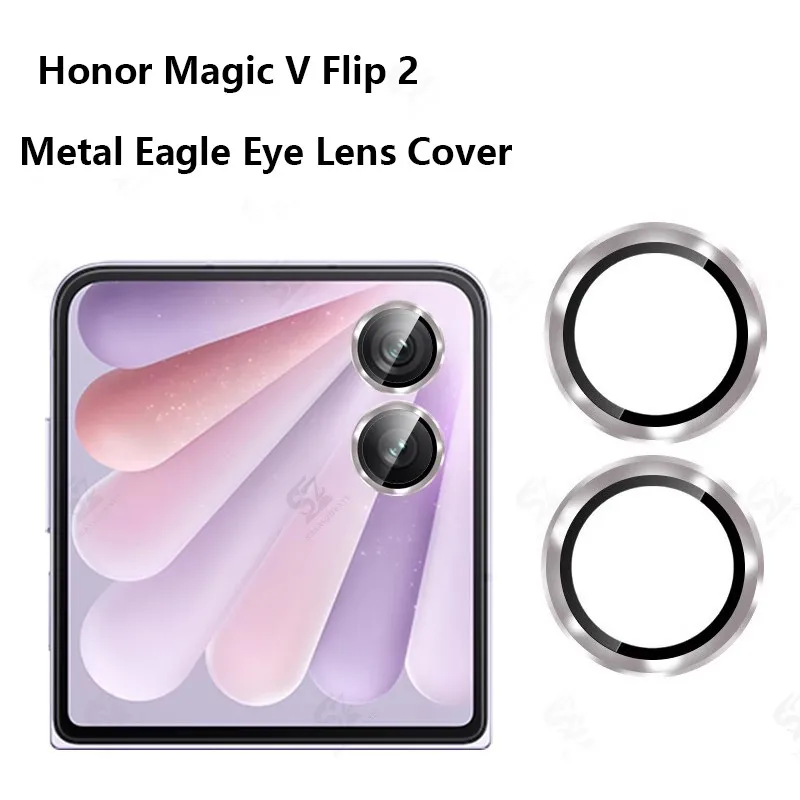 

Metal Eagle Eye Lens Film For Honor Magic V Flip 2 5G Magic V Flip Glasses Head Film 3D Integrated Film Protective Glass Sticker