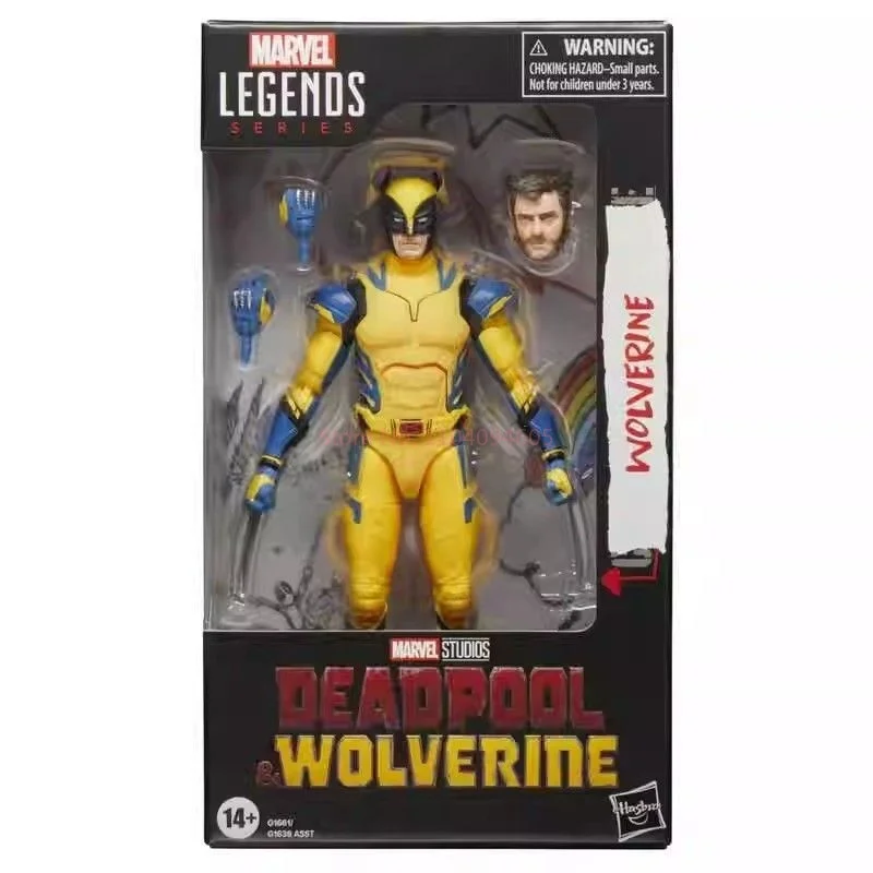 Original Marvel Anime Figure Deadpool 3 Series Deadpool And Wolverine 6-Inch Logan Action Figure Collectibl Toys Birthday Gift