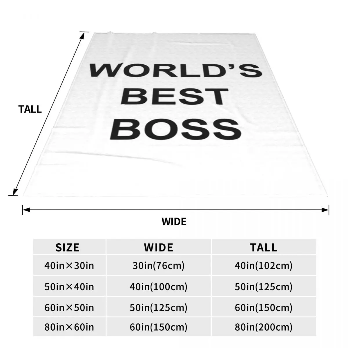 Worlds Best Boss The Office Dunder Mifflin Blanket Soft Warm Flannel Throw Blanket Bedding for Bed Travel Home Couch