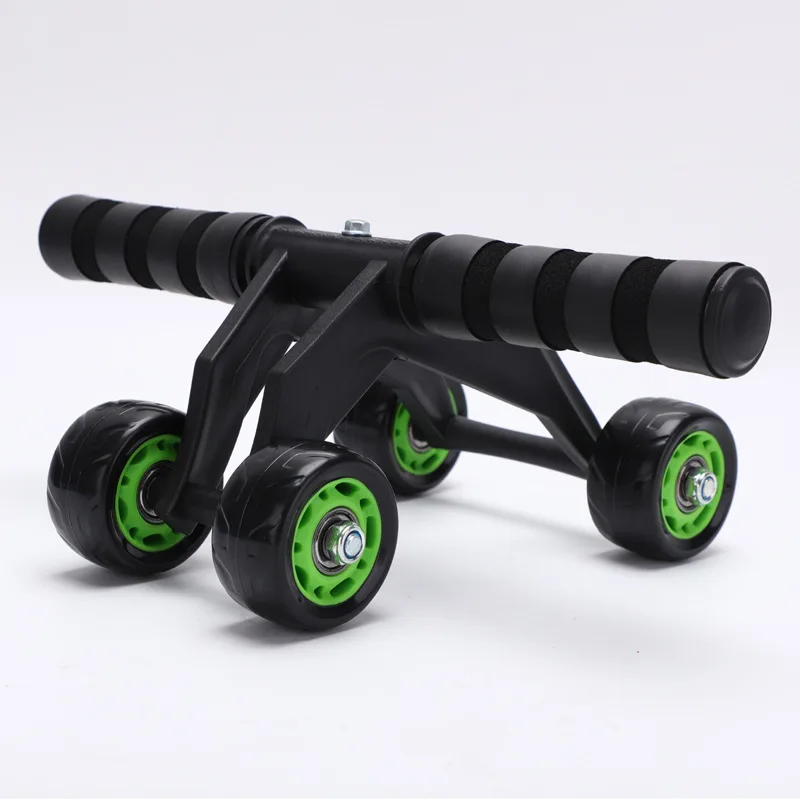 

Four-wheel abdominal fitness wheel manufacturer men's and women's abdominal muscle wheel household roller fitness equipment