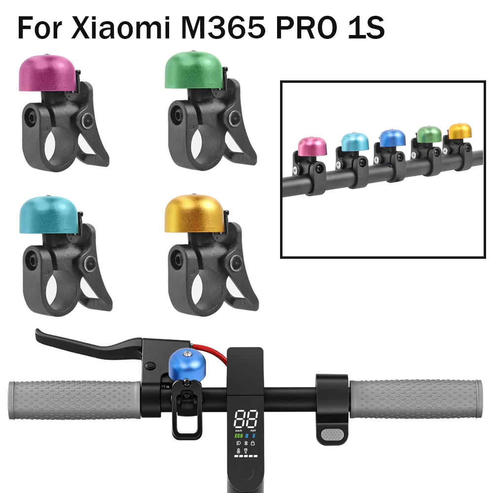 Dzwonek ze stopu aluminium elektryczny skuter klakson pierścień alarm dźwiękowy dla Xiaomi M365 PRO 1S PRO2 głośnik na kierownicę akcesoria do dzwonka