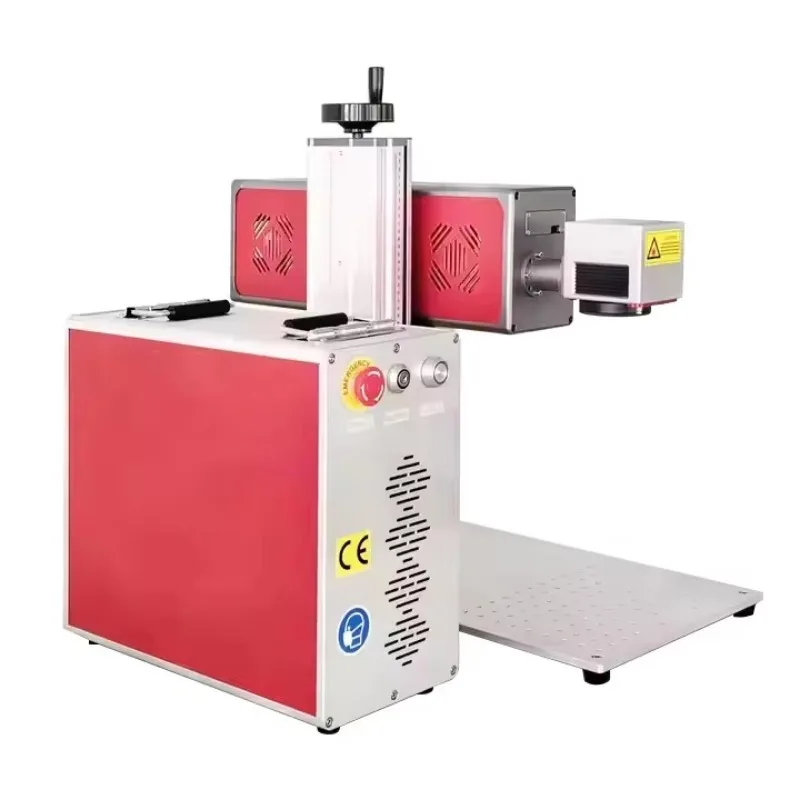 Портативная машина для лазерной маркировки Galvo CO2 20 Вт/30 Вт/50 Вт, новый сорт JPT для лазера Mopa для бутылок для домашних животных, кожи, дерева, DXF BMP AI