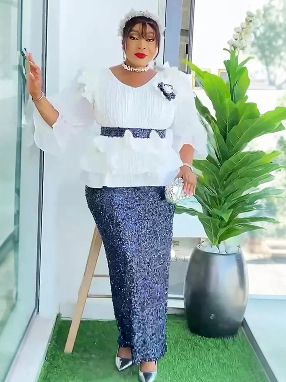 

2026 Summer Party Evening Dresses Elegant Ladies Luxury Bodycon Maxi Robe Puff Sleeve Dress Africa Clothes Wedding Prom Gowns