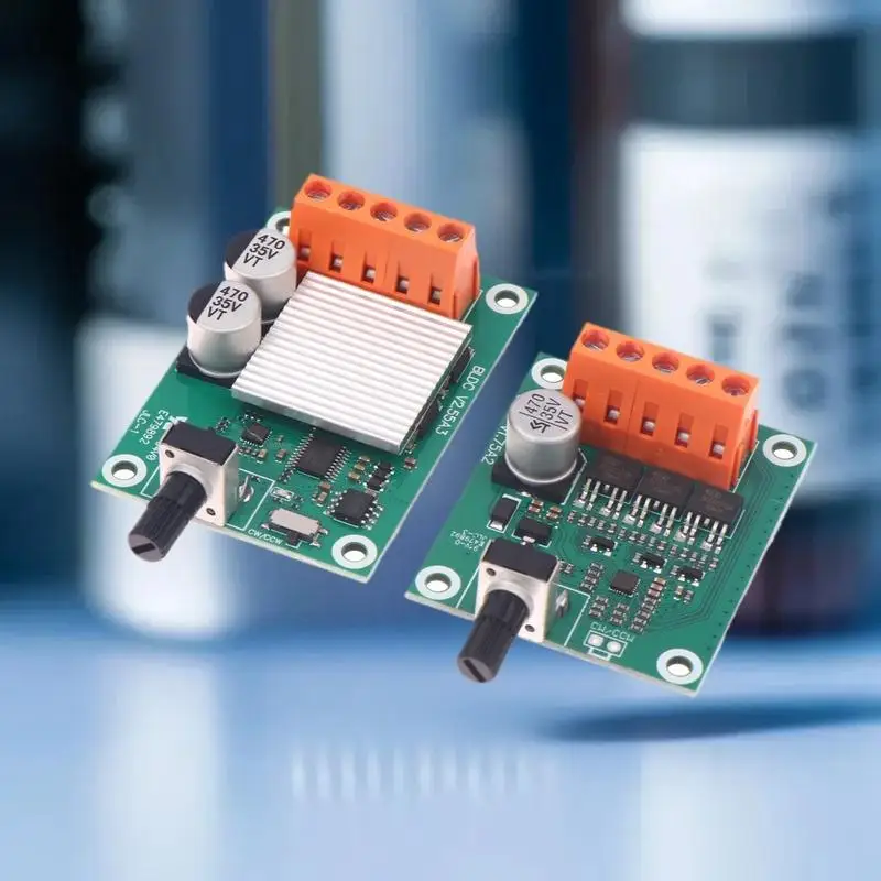 **1PC 75W 200W DC 6-24V Brushless Motor Drive Control Board High-power 6V12V24V Brushless Fan Motor Speed Controller