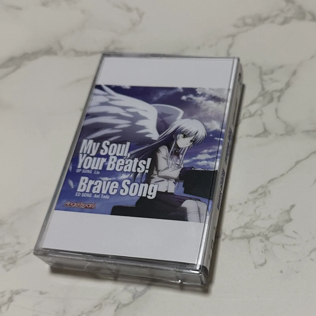 

My Soul, Your Beats! & Brave Song Cassette Tape Angel Beats! Anime Theme Songs Collection for Listening and Collection