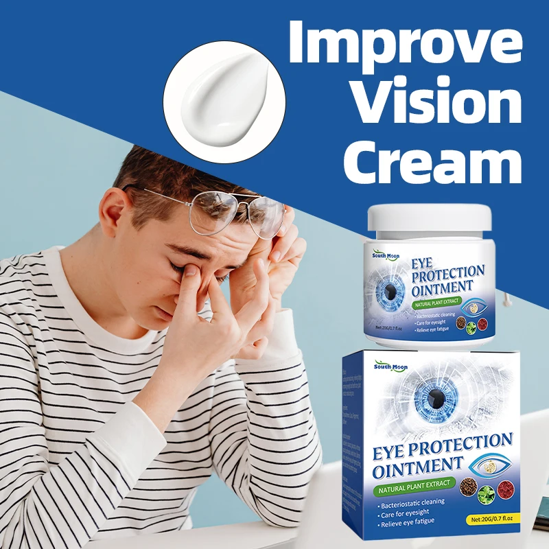 

Improve Vision Cream Eye Pain Dry Fatigue Relief Eyesight Improvement Myopia Amblyopia Restore Eye Protection Care Ointment