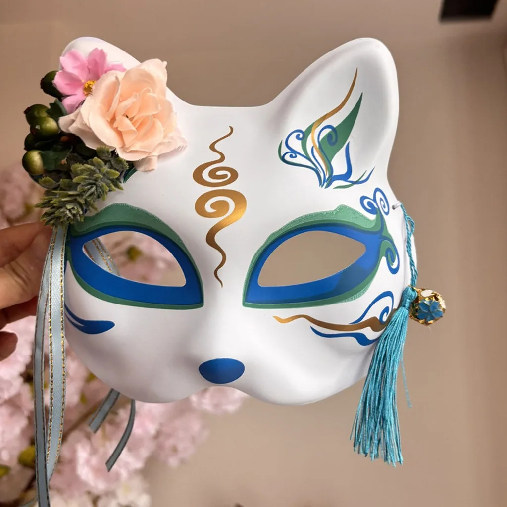 Mask Versatile Japanese  Masquerade Mask Half Face Masquerade Mask Lightweight For Photo Shooting Party Costume Role Play