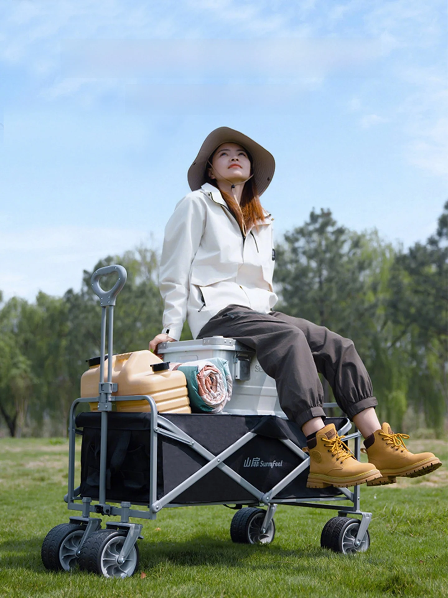 outdoor-camping-lightweight-foldable-large-size-picnic-wagon-children-can-lie-down-stacking-campground-vehicle-picnic-trailer