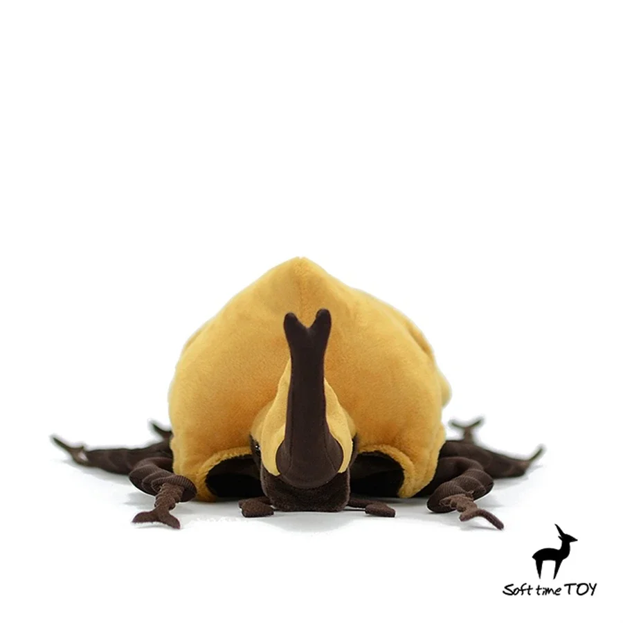 Megasoma Elephas Peluche de Animal, Juguete de Peluche de Elefante, Muñeco de Escarabajo Rinoceronte Realista, Muñeco de Simulación de Insecto Realista, Regalo