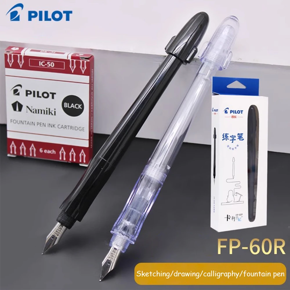 

Japan Pilot Fountain Pen Sketch Practice Correction and Grip Pens for Writing School Office Supplies Stationery Calligraphy Pen