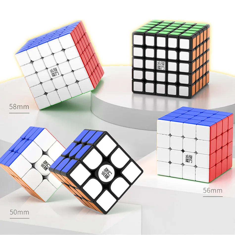 

Магнитный кубик YJ Zhilong 3x3 4x4 5x5 Волшебные скоростные кубики кубик волшебный пазл обучающая игрушка для детей подарок