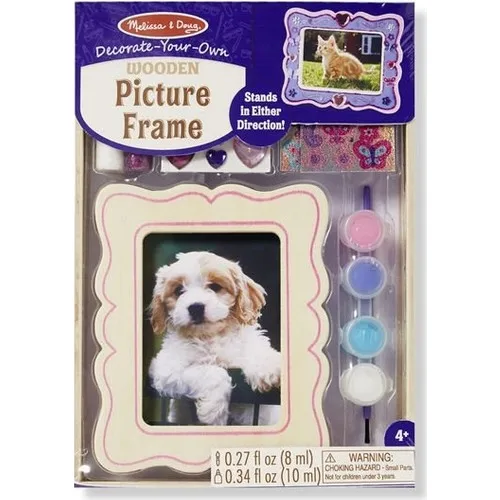 Melissa & Doug Wood Picture Frame-You Make You Play