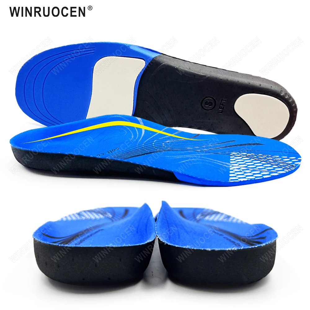 Best EVA Orthopedic Shoes Sole Insoles Flat Feet Arch Support Insoles Running Shoe For Men WomenPlantar Fasciitis Insert Pads