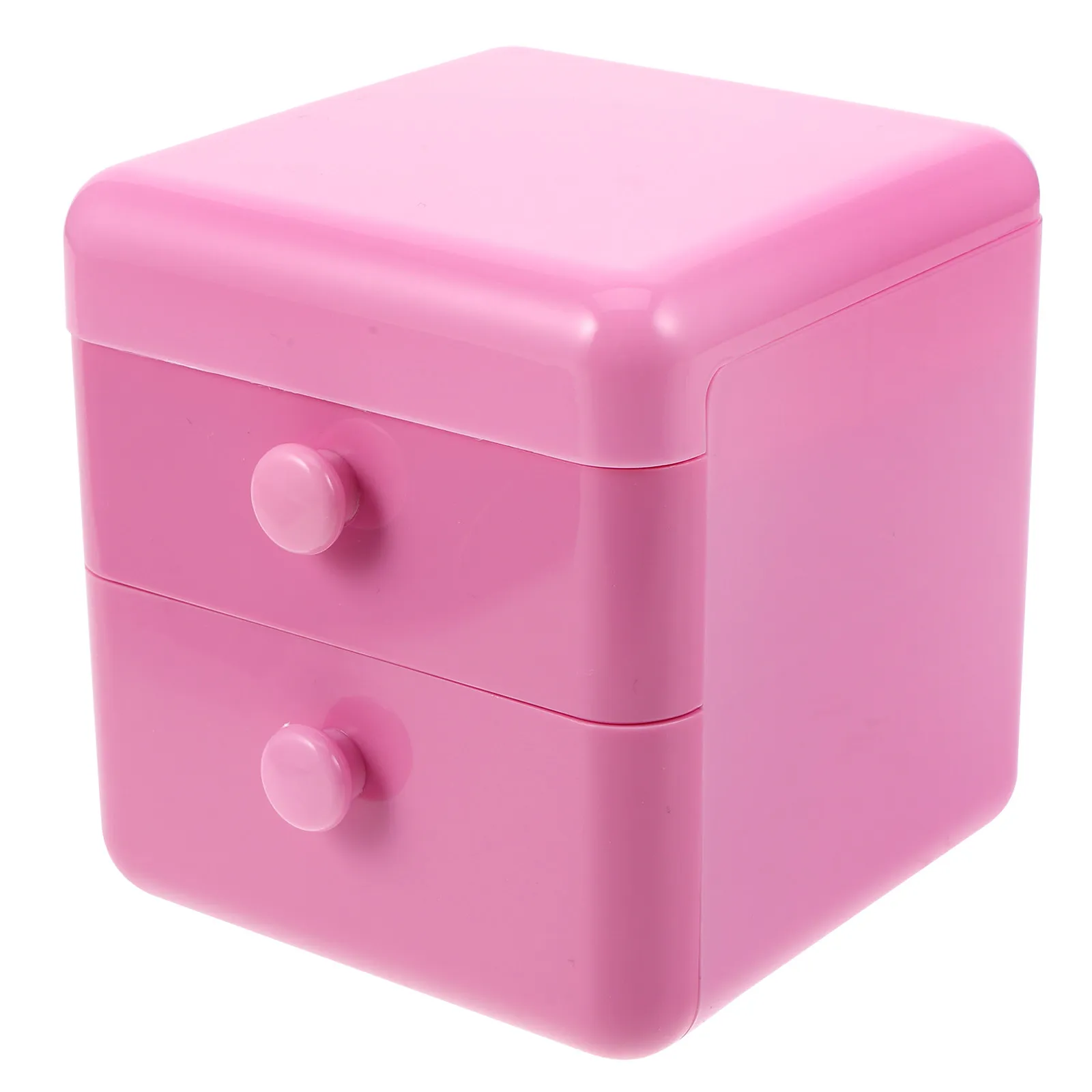 

Stylish Small Vintage Jewelry Box Plastic Drawer Organizer Decorative Storage Case for Dresser Tabletop Small Plastic Box