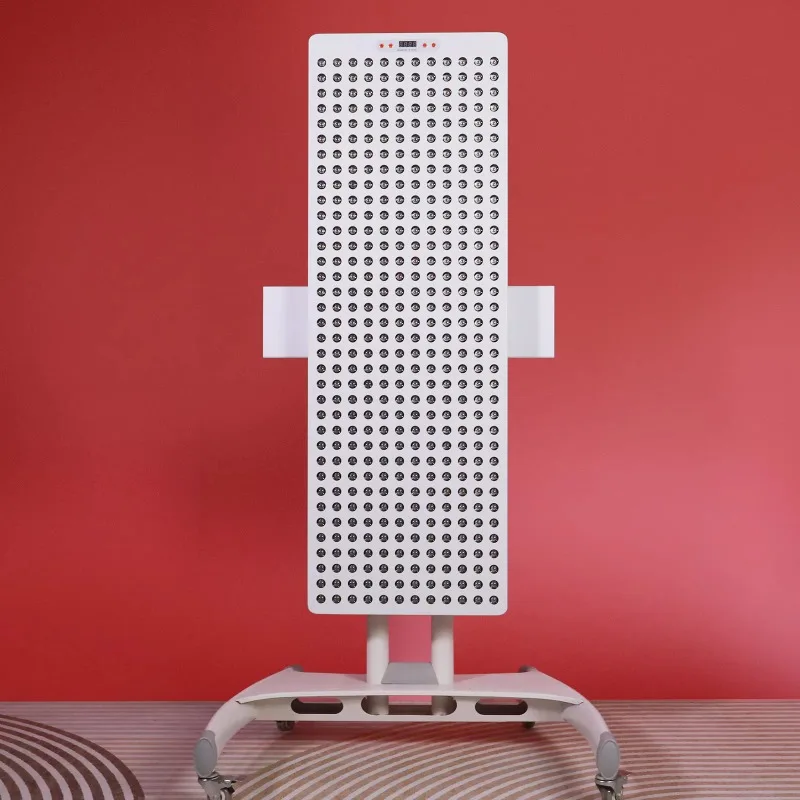 Bonlier high-quality adjustable height rolling bracket with wheels for vertical or horizontal placement of red light panels