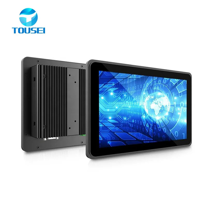 202632 43 50 55 65 Inch Wall Mount LED FHD 4K Resolution Full HD Industrial Mini Windows Linux Panel Embedded Wide All in One PC