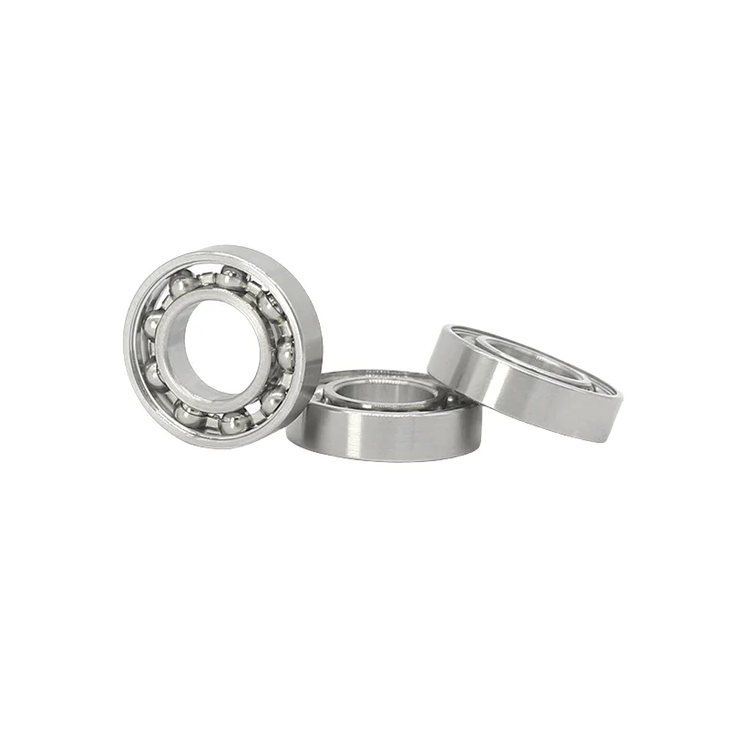 50pcs ABEC-5 S687 7*14*3.5mm open stainless steel deep groove ball bearing 7x14x3.5 mm