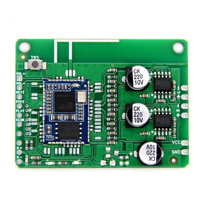 DIGIT-QCC5125 Modulo audio stereo LDAC Nome dell'app Cambia password EQ BT5.1 APTXLL Amplificatore APTXHD con Boost 5/6/8W NO Chiamata