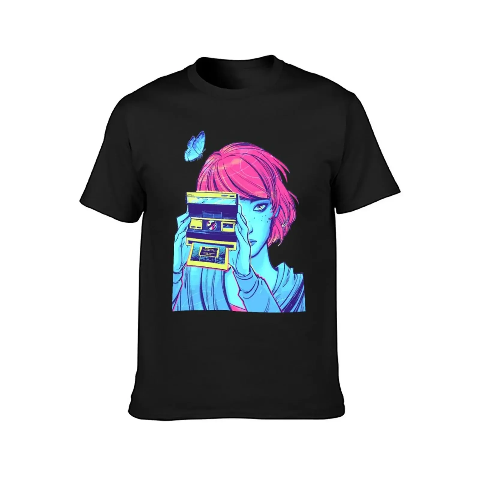 Life is Strange (Max with Camera) T-Shirt customs design your own anime quick-drying clothes for men