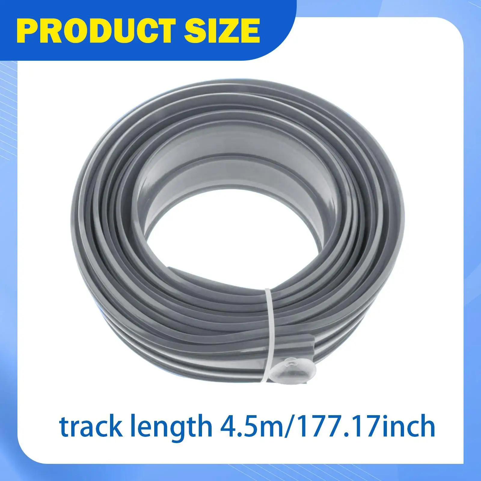 Flex Tracks Suction Cup Mount DIY Fun Versatile Rolls up Bendable Racetrack