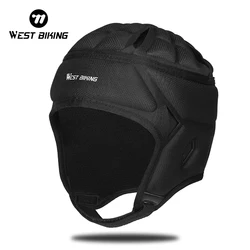 WEST BIKING Bicycle Protection Helmet Thicken  Anti-impact Cap Breathable Elastic Adjustable Hat Football Cycling Equipment