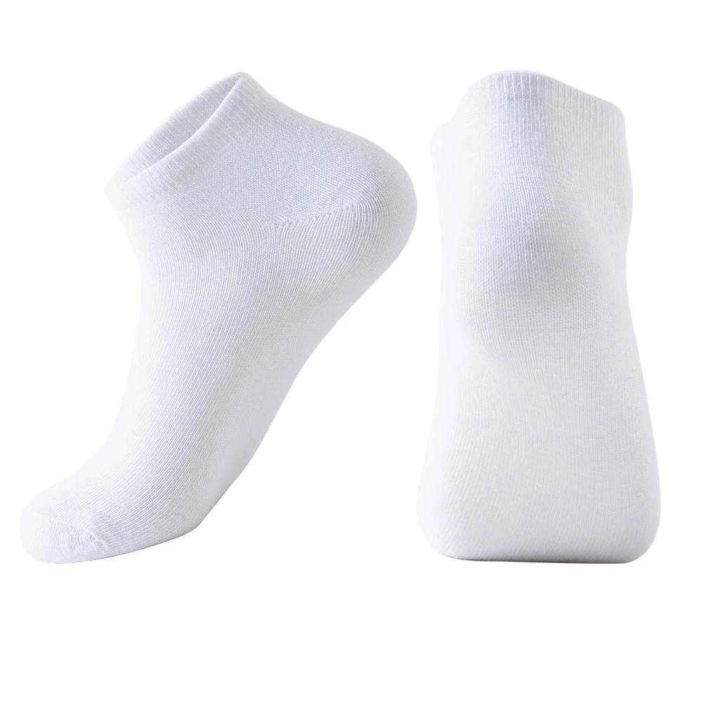 Calcetines tobilleros transpirables de corte bajo para mujer, calcetín fino, cómodo, absorbente de sudor, Color liso, informal, Unisex, 10/30 pares