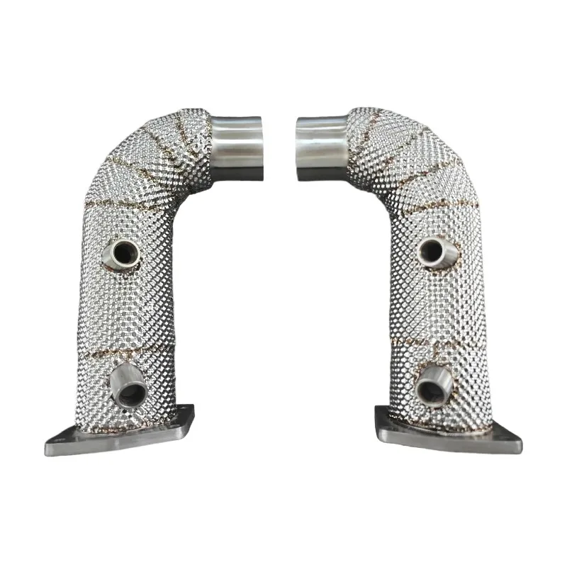 

AKS High Performance Stainless Steel Heatshield Downpipe for 991.1 991.2 Turbo Downpipe