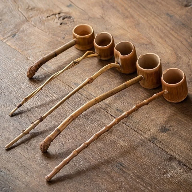 Japanese style tea spoon tea ceremony bamboo water ladle bamboo tea spoon bamboo tea set accessories long style