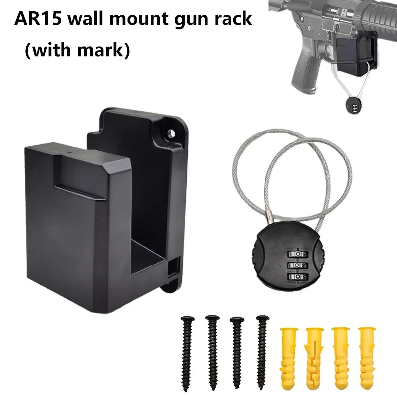 Tactics AR15 Mount Gun Rack Rifle Display Storage Rack Shotgun Hook Gun Safety Wall Storage for Glock 17 for Hunting