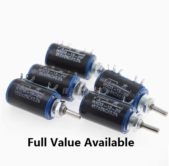 2 шт. WXD3-13-2W 680R прецизионный регулируемый резистор потенциометра 220R 470R 1K 10K 3,3K 5,1K 47K 2,2K 4,7K 22K 100K Ом