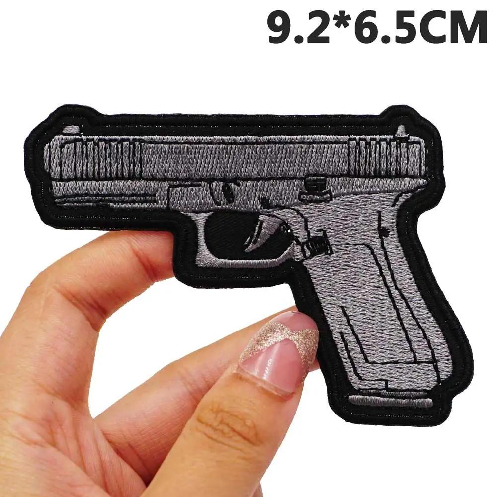 Tactical Samurai Embroidery Hook Backing Patch Morale Badge for Clothes Bag Jacket Arm hat