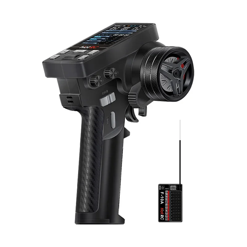 

HOTRC CT-10B remote control gun-controlled 10-channel 2.4G receiver for rock climbing, off-road, big foot, short truck models